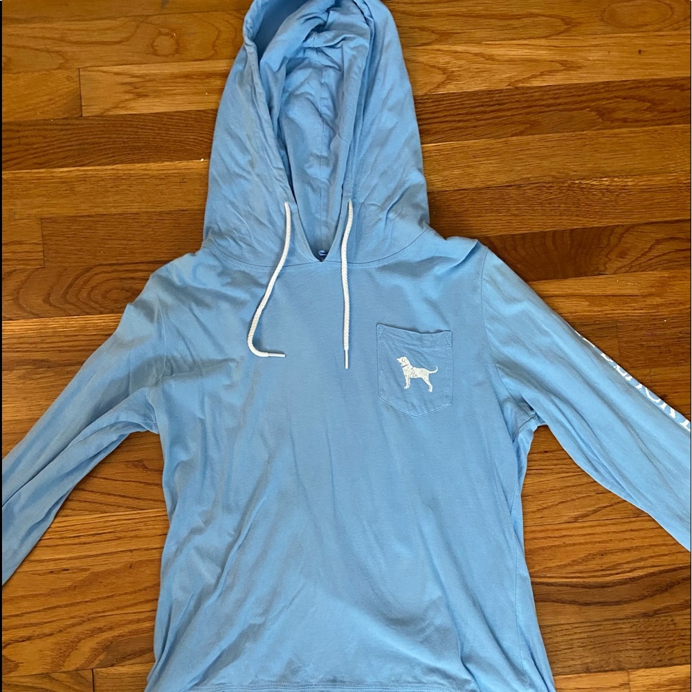 black dog long sleeve with hood
